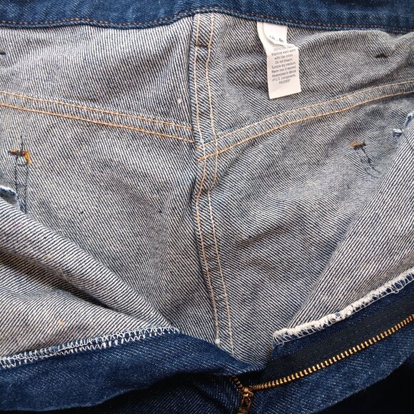 Vintage Mens Jeans 40x30 90s BRANDERS Bootcut RAW DENIM Mens Srtaight Jeans - Picture 7 of 8